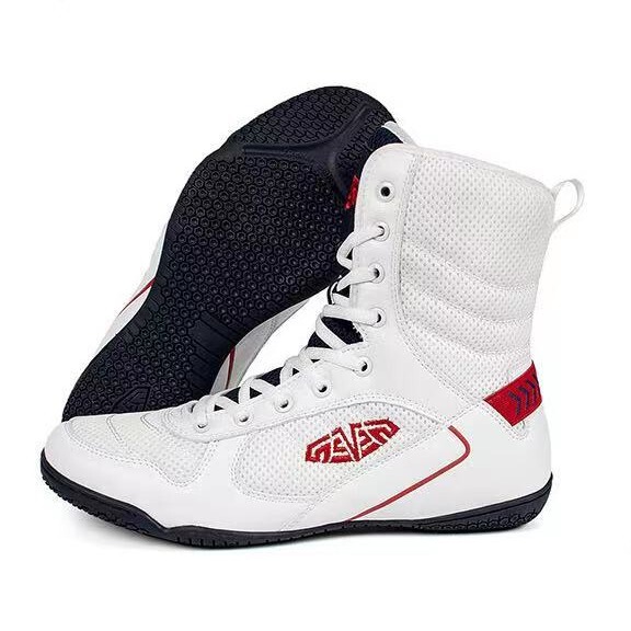 Boxing shoes men's sneaker fighting Sanda indoor training shoes women's lightweight fitness flat wide palm squat shoes