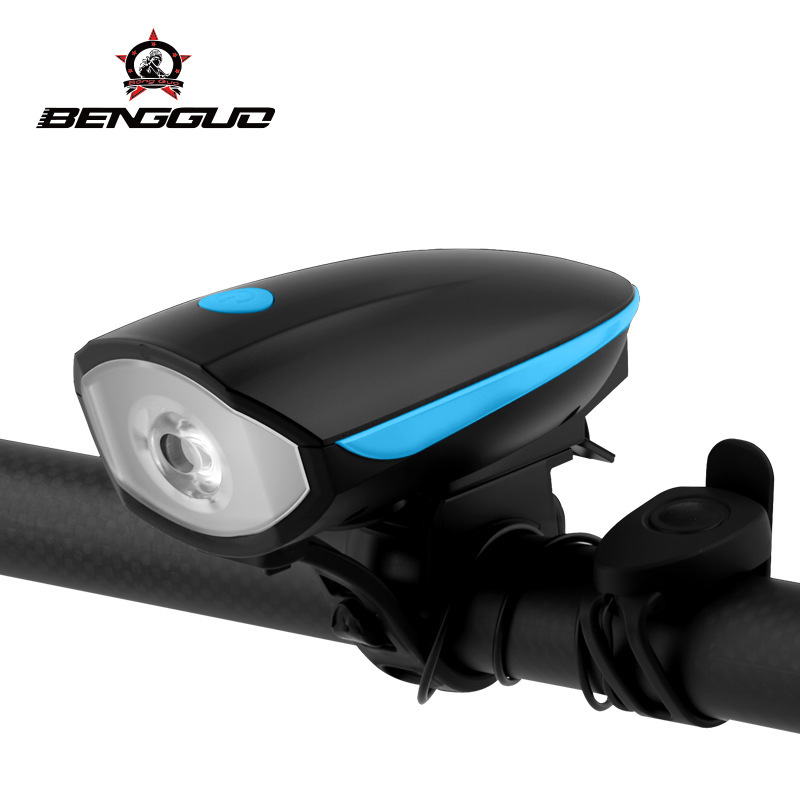 Bungee 自転車ホーンライト、マウンテンバイクナイトライディングライト、ベビーカー充電、超大音量ベル、フロントライト、サイクリング用品|undefined