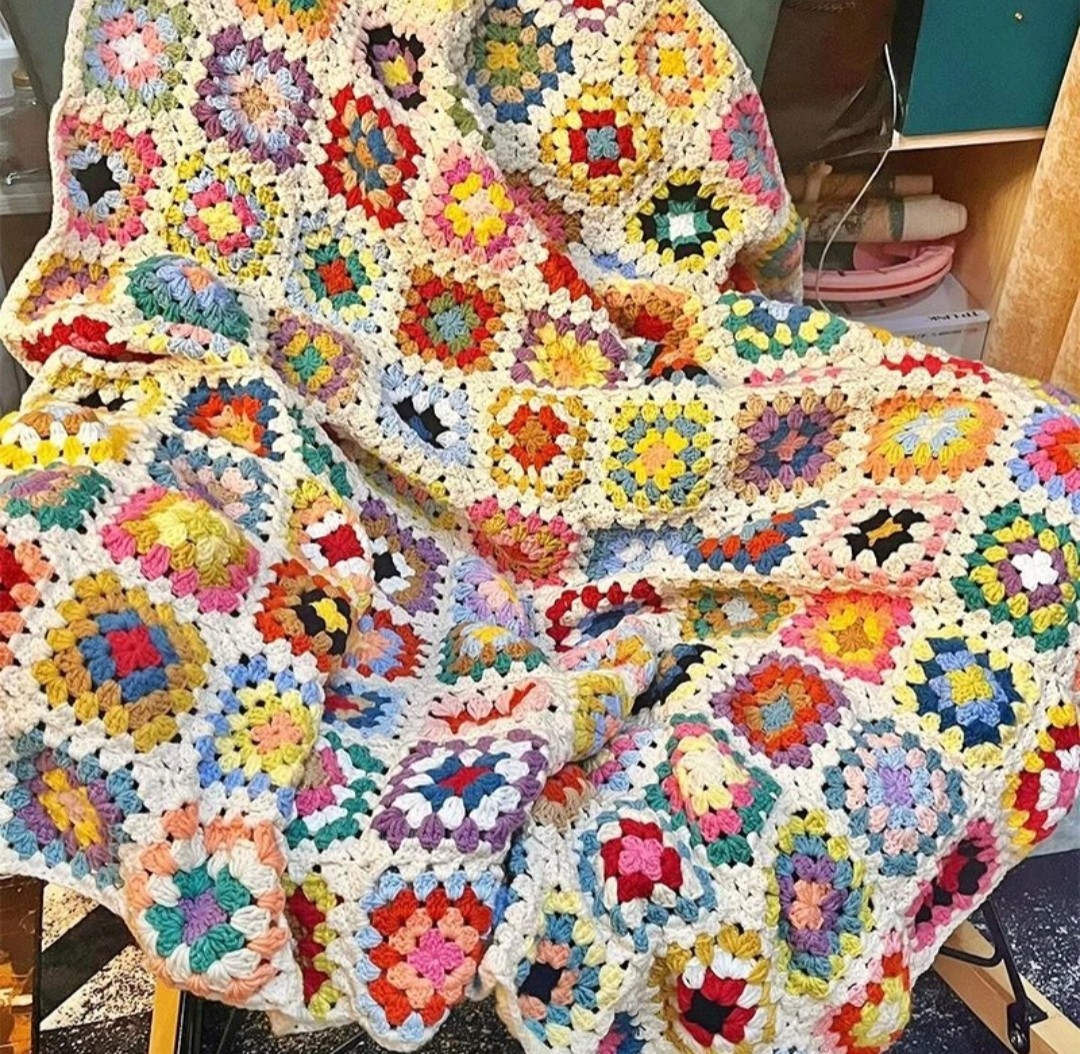手钩花成品方型服装配饰花仔毛衣装饰辅料花片手工钩花花仔