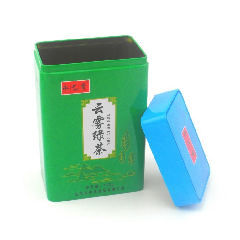 云雾绿茶铁盒 茶叶铁盒包装  供应包装盒 铁盒生产厂家