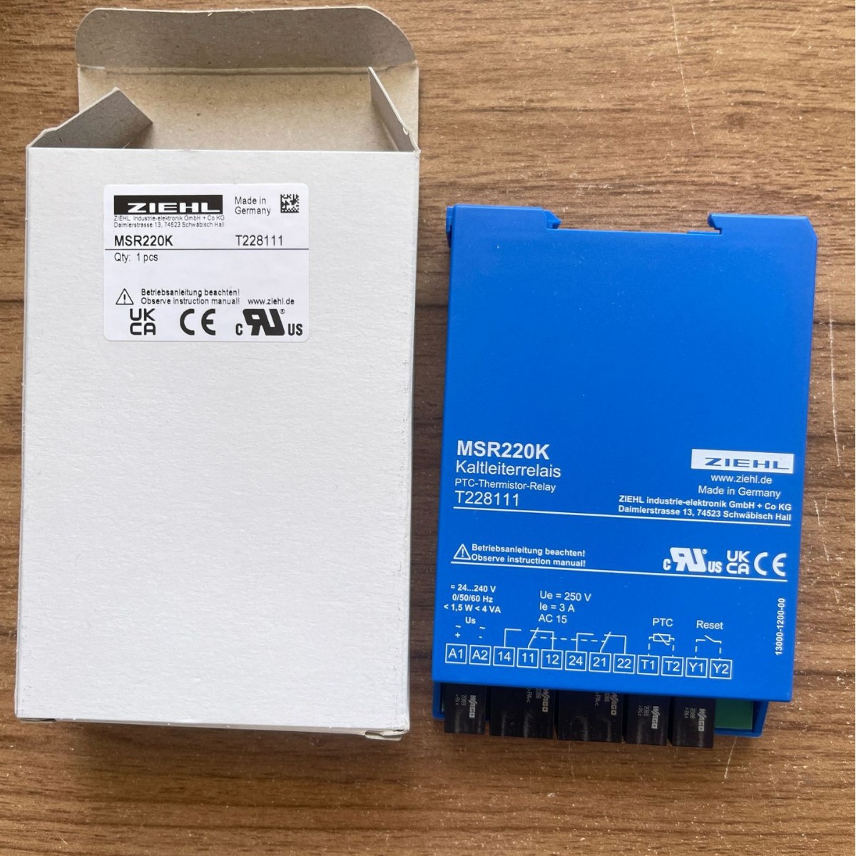 优势销售德国 ZIEHL 继电器 T228111 MSR220K