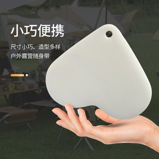In Stock children's plastic upe chopping board kitchen toy polyethylene cutting board does not hurt hands clay kneading chopping board