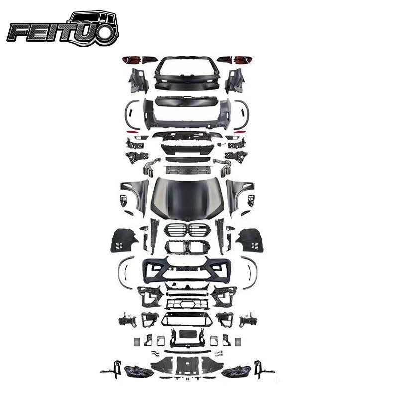 Suitable for Bmw X5 Series E70 Old Model Upgrade to New 2023+ X5M Full Body Kit