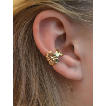 A 73854 Stainless steel flower clip on earrings ����ֻ�����