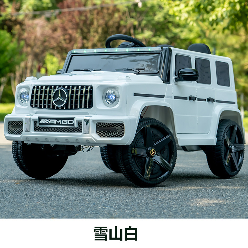 Mercedes-Benz G coche eléctrico para niños todoterreno de cuatro ruedas controlado remoto coche de juguete de doble conducción coche de bebé de dos asientos cuatro ruedas image 23