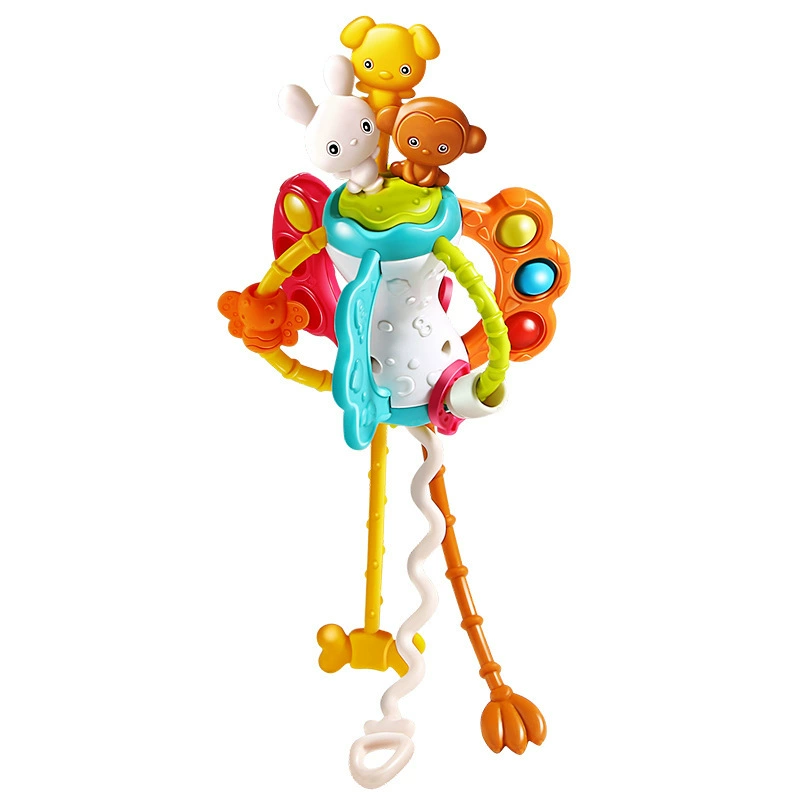 Baby toy from soft rubber, early education, biteable, training