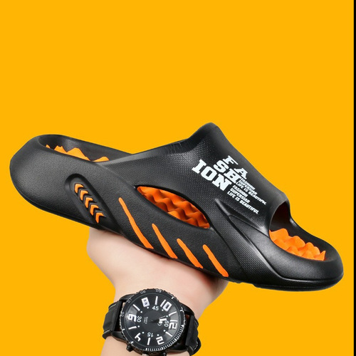 Wholesale Men's Thick-Soled Slippers for Summer Outdoor Wear, Home Use, Non-Slip, Trendy Brand Couple's Cool Slippers for Women, Comfortable