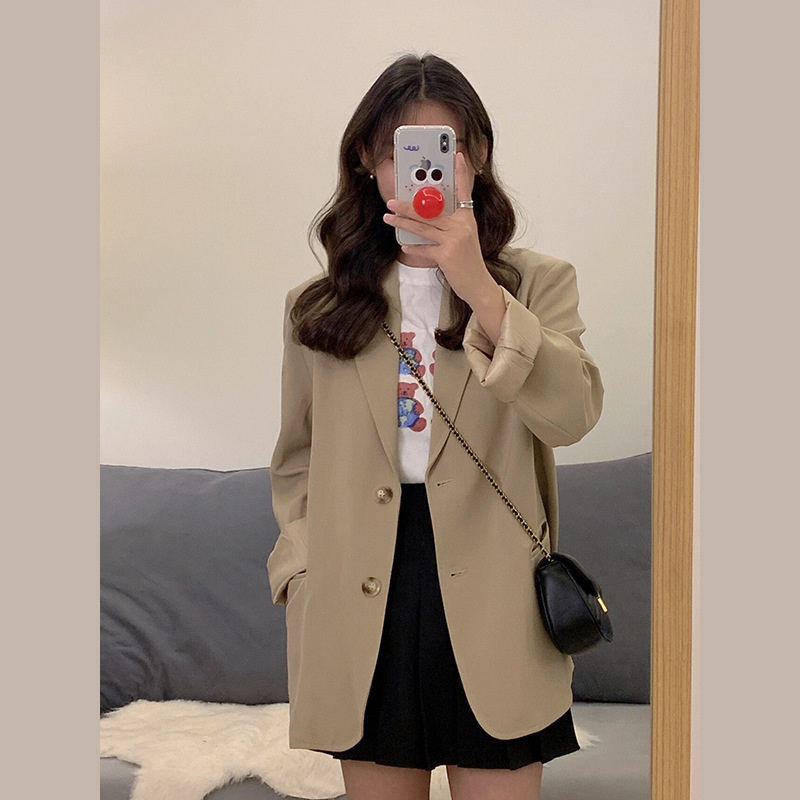 西装外套女2025新款秋款今年流行气质休闲小个子高级感炸街小西服|undefined