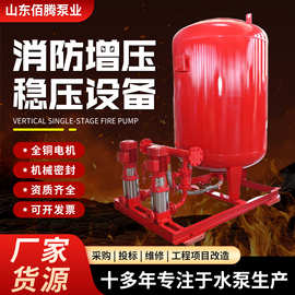 屋面喷淋系统增压装置消防给水泵室外消火栓立式稳压设备泵