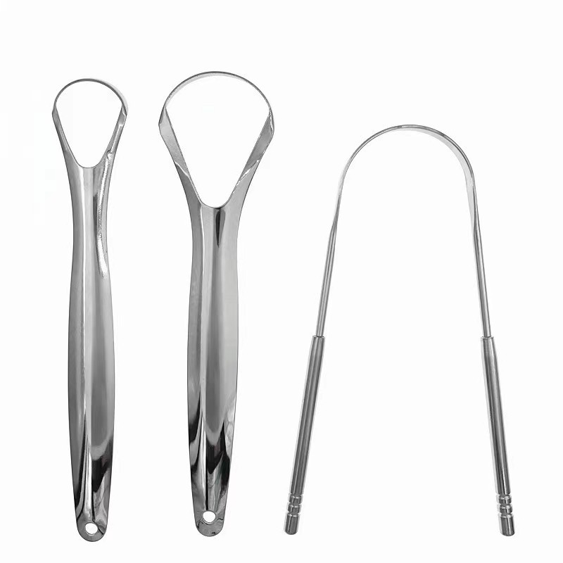 Amazon explosion Tongue Scraper for adults stainless steel tongue…