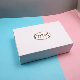 现货一片式折叠礼盒磁吸翻盖大号平板式折叠礼品包装盒折叠盒定制