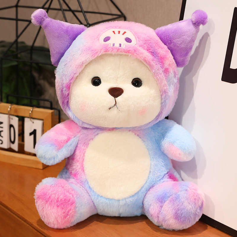 Hot sale super cute Han bear transformation creative doll Teddy doll plush toy girl children love gift