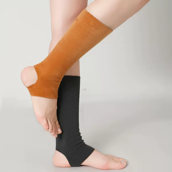 Velvet Calf Gold Velvet Ankle Ankle Ankle Foot Neck Leg Set Warm Foot Stamping Men's and Women's Old Cold Legs Cold Warm Protection