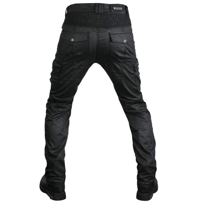 VOLERO motocicleta retro pantalones vaqueros recubiertos de equitación multi-bolsa pantalones de herramientas motocicleta anti-caída pantalones de silicona equipo de protección
