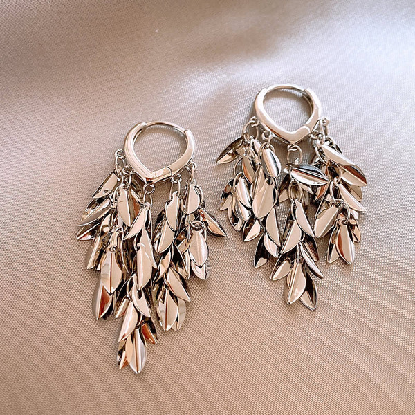 Earrings with tassels