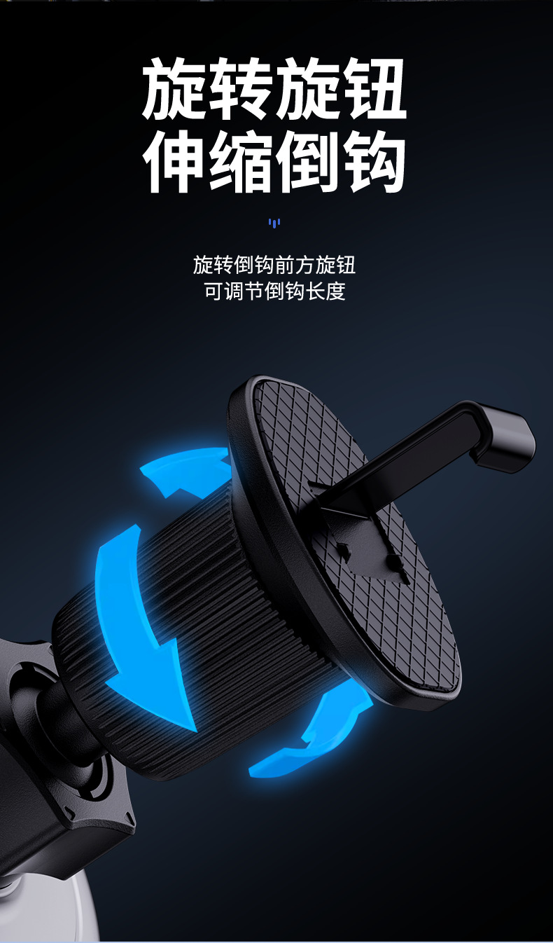 Car Wireless Magnetic Phone Holder Air Vent Universal Navigation Stand