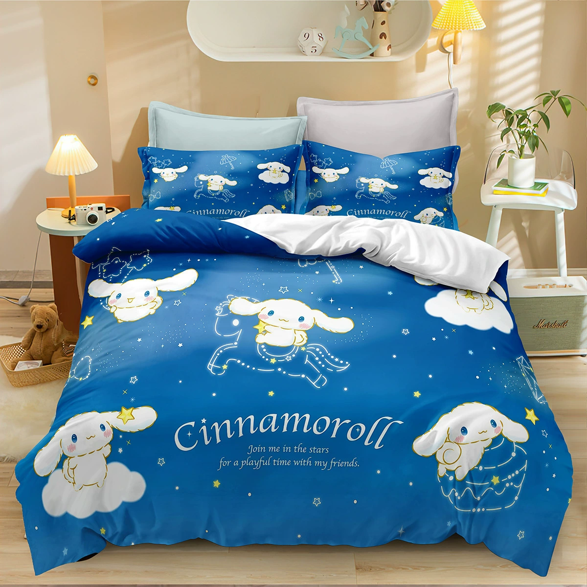 Серия CinnamorollCross - граница три штуки Amazon пуховые одеяла из Jade и собака внешняя торговля шлифовальный комплект цифровой