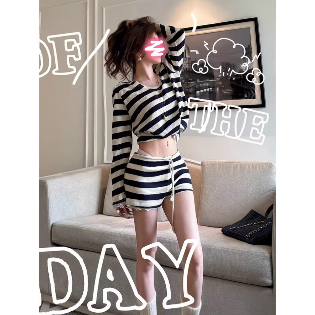 Brand lace summer pijama