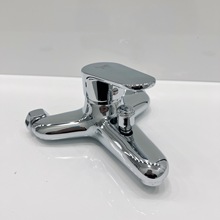 奇鲲全铜帝王三联水龙头厂家直销批发供应浴缸淋浴拉杆冷热混水阀