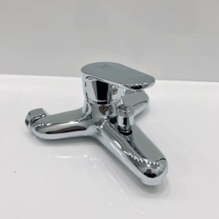 奇鲲全铜帝王三联水龙头厂家直销批发供应浴缸淋浴拉杆冷热混水阀