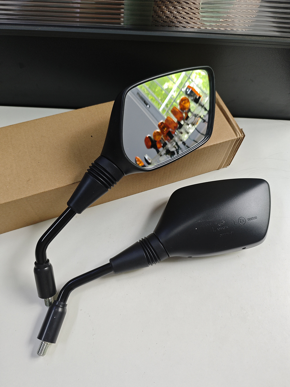 Suitable for Haojue Linmu Dl250 Lichi Gw250S 250 250F Uy Motorcycle Rearview Mirror Reversing Mirror