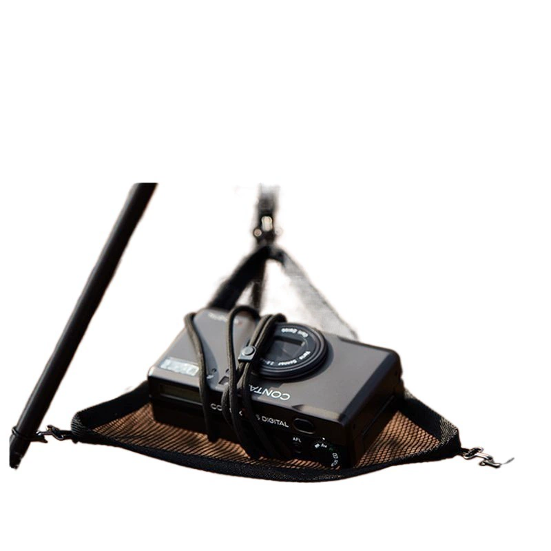 XPx outdoor camping foldable small table camping lifting small round table dining table bracket detachable light stand triangle