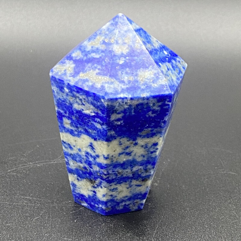 天然青金石柱子水晶摆件雕刻件桌面摆件手工雕刻件装饰直 买一送一 图 7