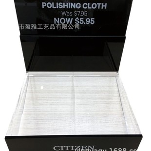 Source Factory Organic Glass Billboard Acrylic Display Stand Acrylic Data Rack