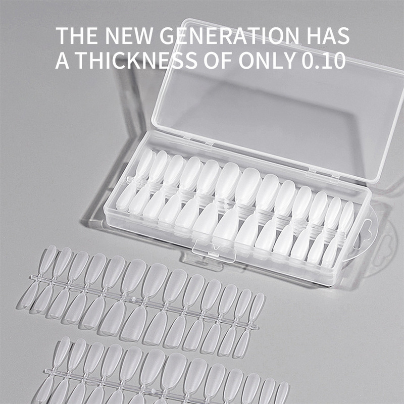 260 Pieces of Transparent Frosted Painless Crystal Nail Mold Fast Phototherapy Extension Glue Nail Shops Special 260 Pieces of Transparent Frosted Painless Crystal Nail Mold Fast Phototherapy Extension Glue Nail Shops Special