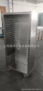 简存定制非标不锈钢料架 塑料板玻璃存放架 304不锈钢防静电推车