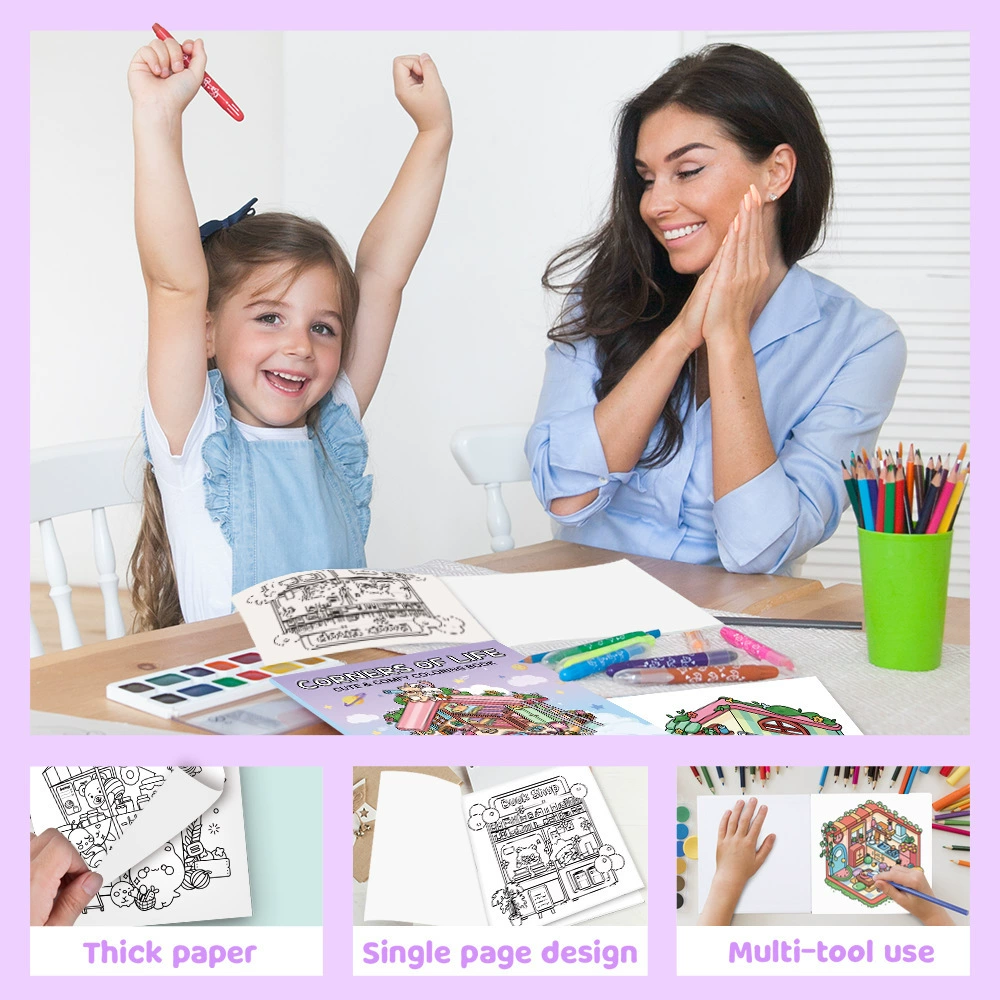Раскраска с мультфильмами, импортная, новая коллекция, 3-6 лет, граффити