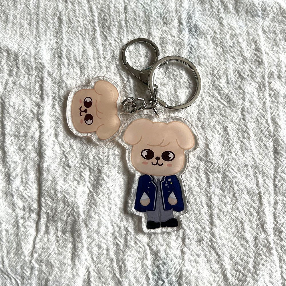 Cartoon acrylic keychain