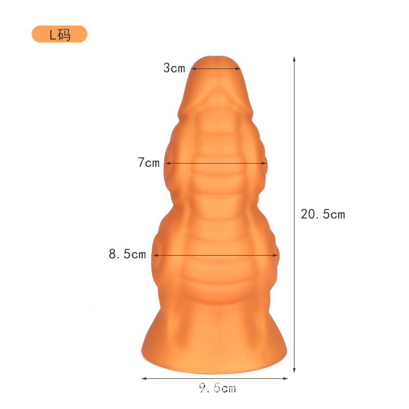 Super gran huevo de silicona líquida conjunto suave anal expansor de forma especial plug anal pene grande SM camarada productos adultos del sexo