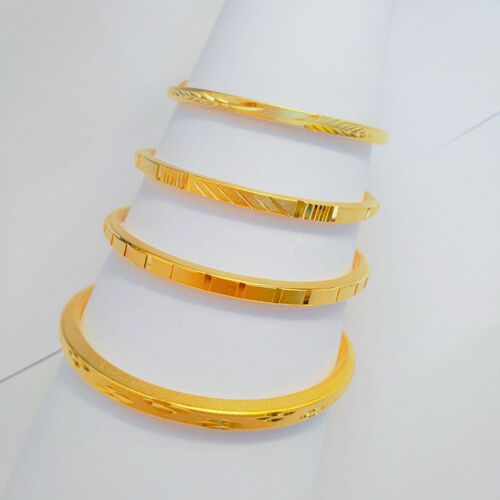 Overseas Sand Gold Square Ancient Craft Bracelet Push-Pull Meteor Shower Bracelet Copper Plated Gold Women's Quality Jewelry Wholesale