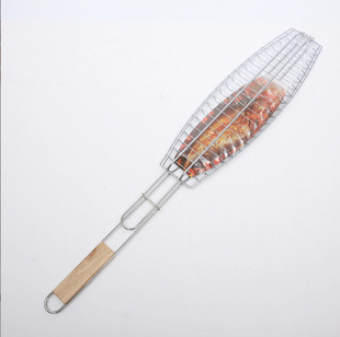 BBQ Grill Clip Straight Large Single Fish Thick Fish Clip Grill Fish Tool