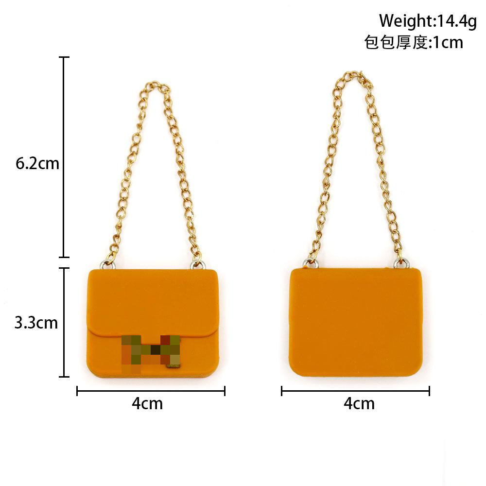 Dollhouse mini muñeca casa pequeña bolsa BJD bolsa de estilo de marca 6 centavos bolsa de muñeca 30 cm accesorios de muñeca