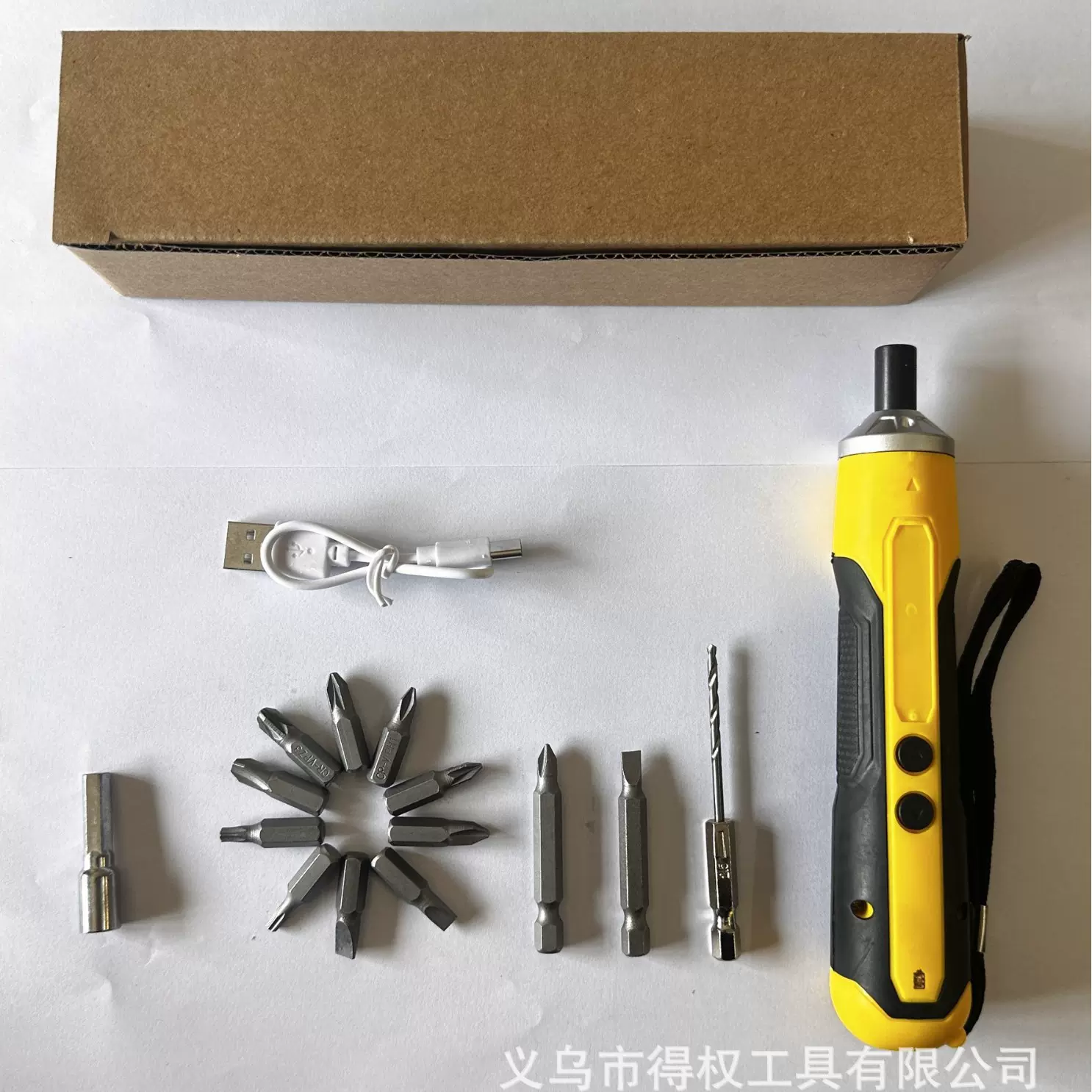跨境直柄充电式大扭力锂电螺丝批起子机电动螺丝刀高扭矩锂电快充