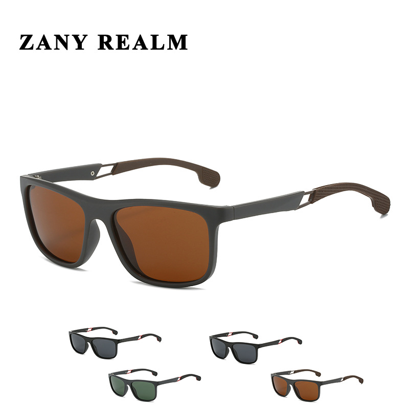 Nuevos hombres de transfronteriza gafas de sol polarizadas moda deportes PC comercio exterior de Europa y América gafas de sol fabricantes en stock