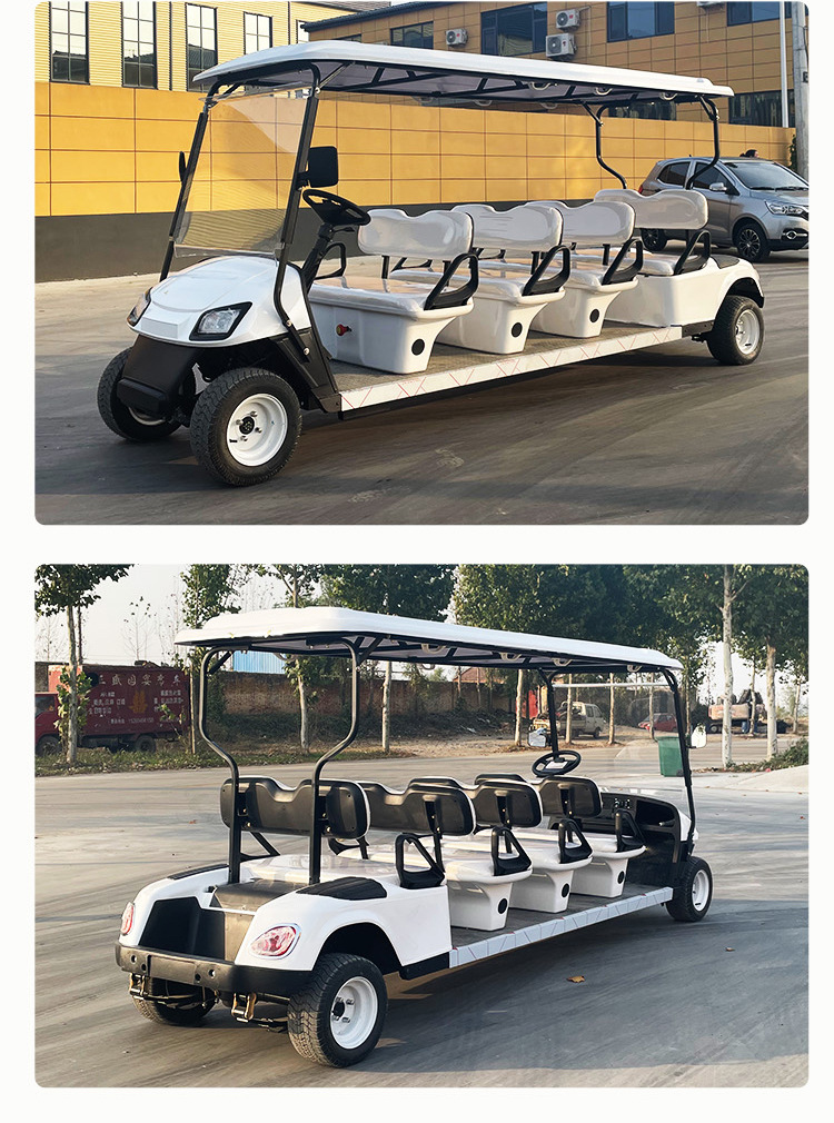 8 Electric Golf Cart Four-wheel Homestay Hotel Car Ferry Tourist Scenic Area Park Tour Sightseeing Car