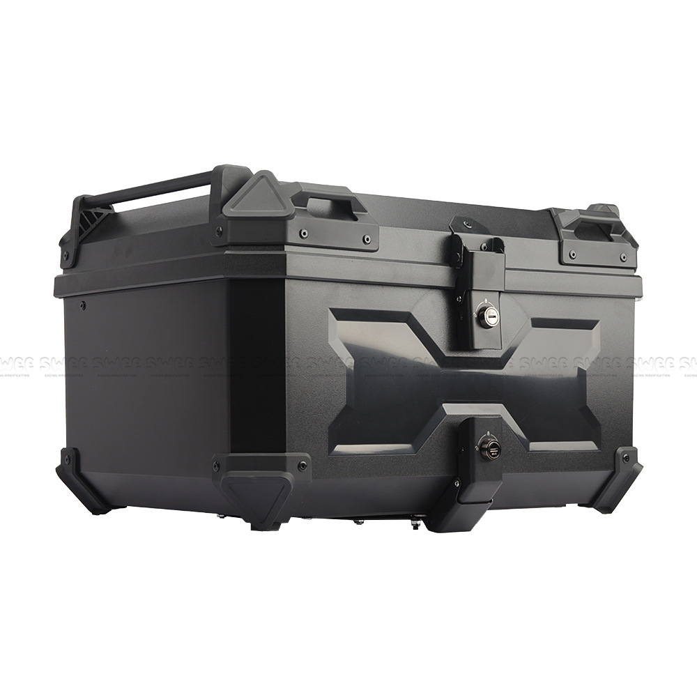 Universal 45L High-Strength Abs Waterproof Quick-Release Anti-Collision Large-Capacity Storage Rear Trunk for Motorcycles and Electric Vehicles