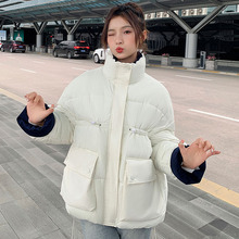 2023新款冬季韩国宽松羽绒棉服女短款加厚学生休闲小个子外套