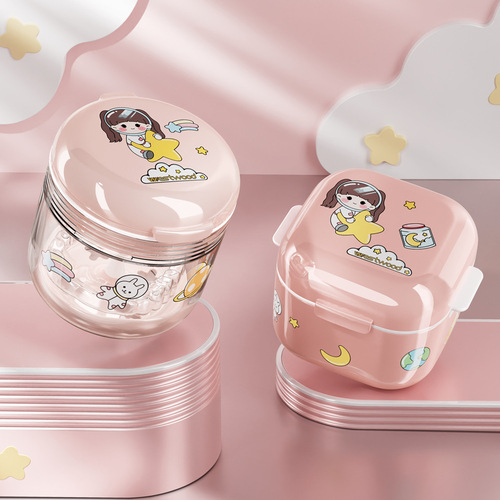 Braces box, invisible braces box, orthodontic retainer, dental braces, portable denture storage box