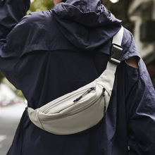 2025春季新款户外休闲斜挎包女多功能运动单肩包胸包男女情侣腰包