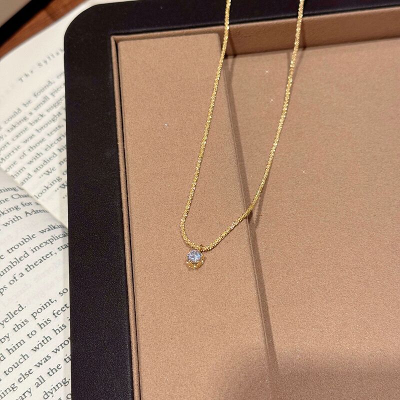 超闪简约锆石项链满天星锁骨链气质时尚百搭饰品女轻奢高级感项链|undefined