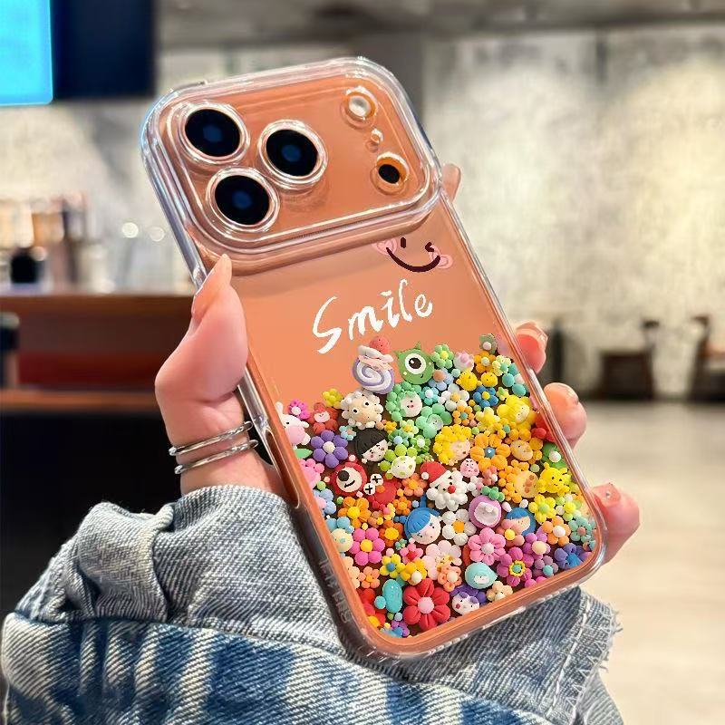 Colorful Doll Suitable for Iphone17Promax Mobile Phone Case New Apple 14 Mirror 13Pro Anti-Fall 15P