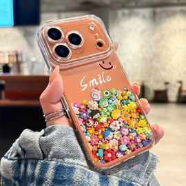彩色公仔适用iPhone17ProMax手机壳新款苹果14镜面13pro防摔15p