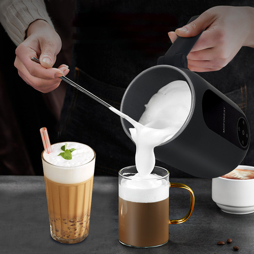 Cross-border automatic household milk frother cold and hot electric milk frother/mixer milk frother wholesale