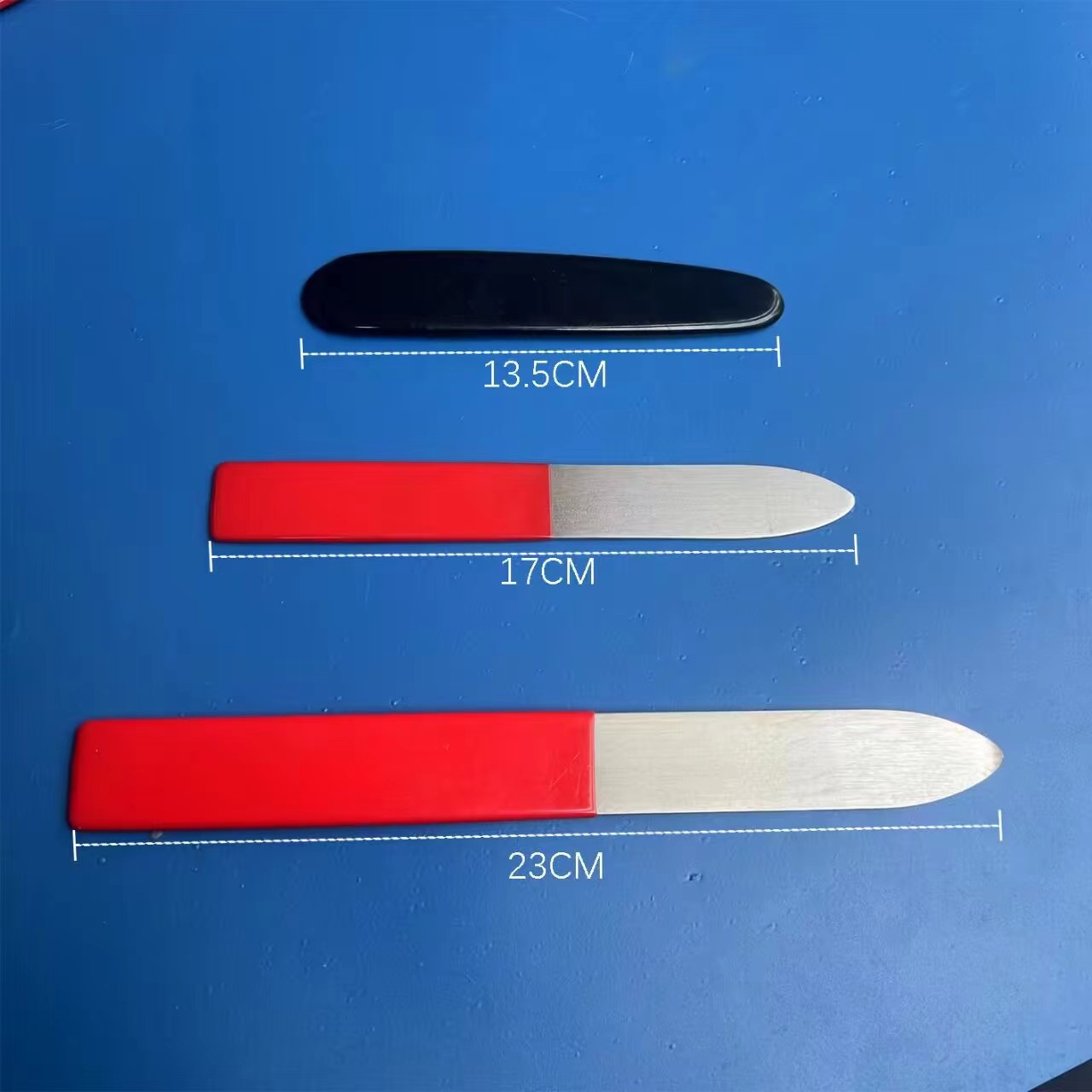 鞋厂制鞋用牛角贴底撬板用不锈钢牛角撬刀贴片鞋拨撬刀把