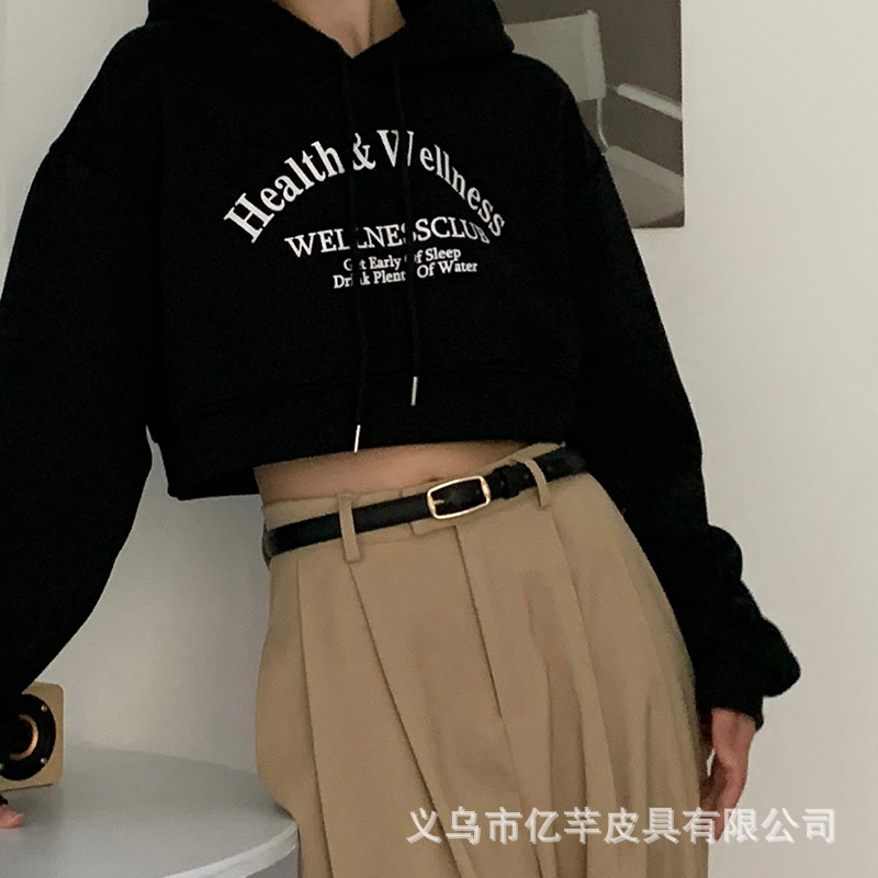 Nueva correa de las mujeres delgadas al por mayor moda simple Cercanías de estilo pantalones cinturón estilo coreano versátil pantalones casuales con mujeres