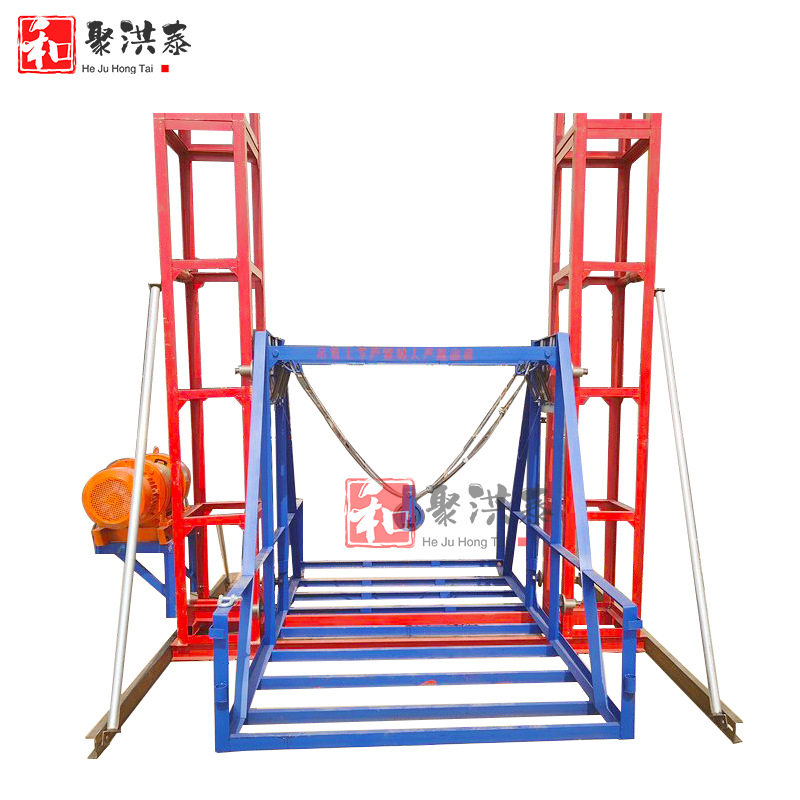 建筑工地单吊篮龙门架SSE160电动楼房物料机提升机作业工地专用